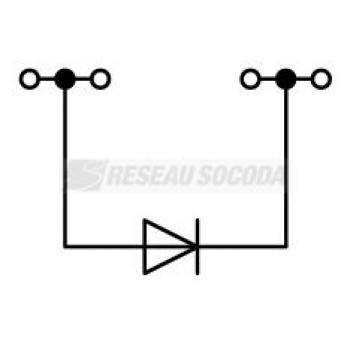  Borne P.4COND.AV.DIODE 1 N 400 