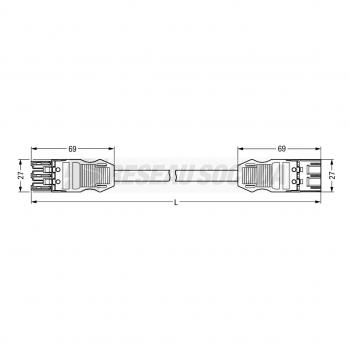  Cordon Mle/Femelle 3G 1,5 HO5 