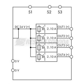  Disjoncteur electronique 24 V 