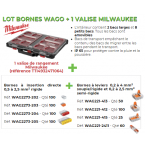  Lot bornes WAGO + valises TTI 