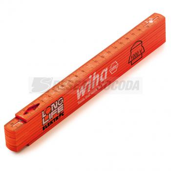 METRE PLIANT ELECTRICIEN FLUO 