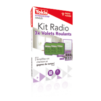  Kit Central. 3 Volets Roulants 