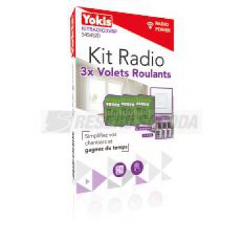  Kit Central. 3 Volets Roulants 